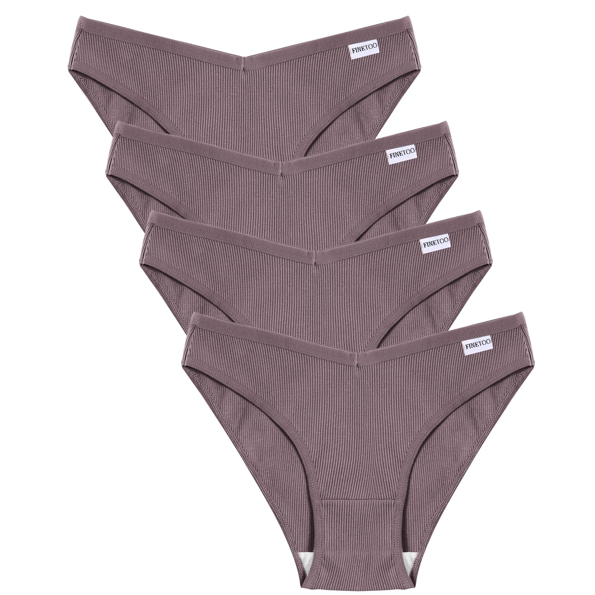 Finetoo Cotton Underwear For Women High Cut Cheeky Panties Soft