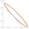 thumbnail image 2 of 14k 1.5mm Rose Gold Slip On Bangle Bracelet, 2 of 6