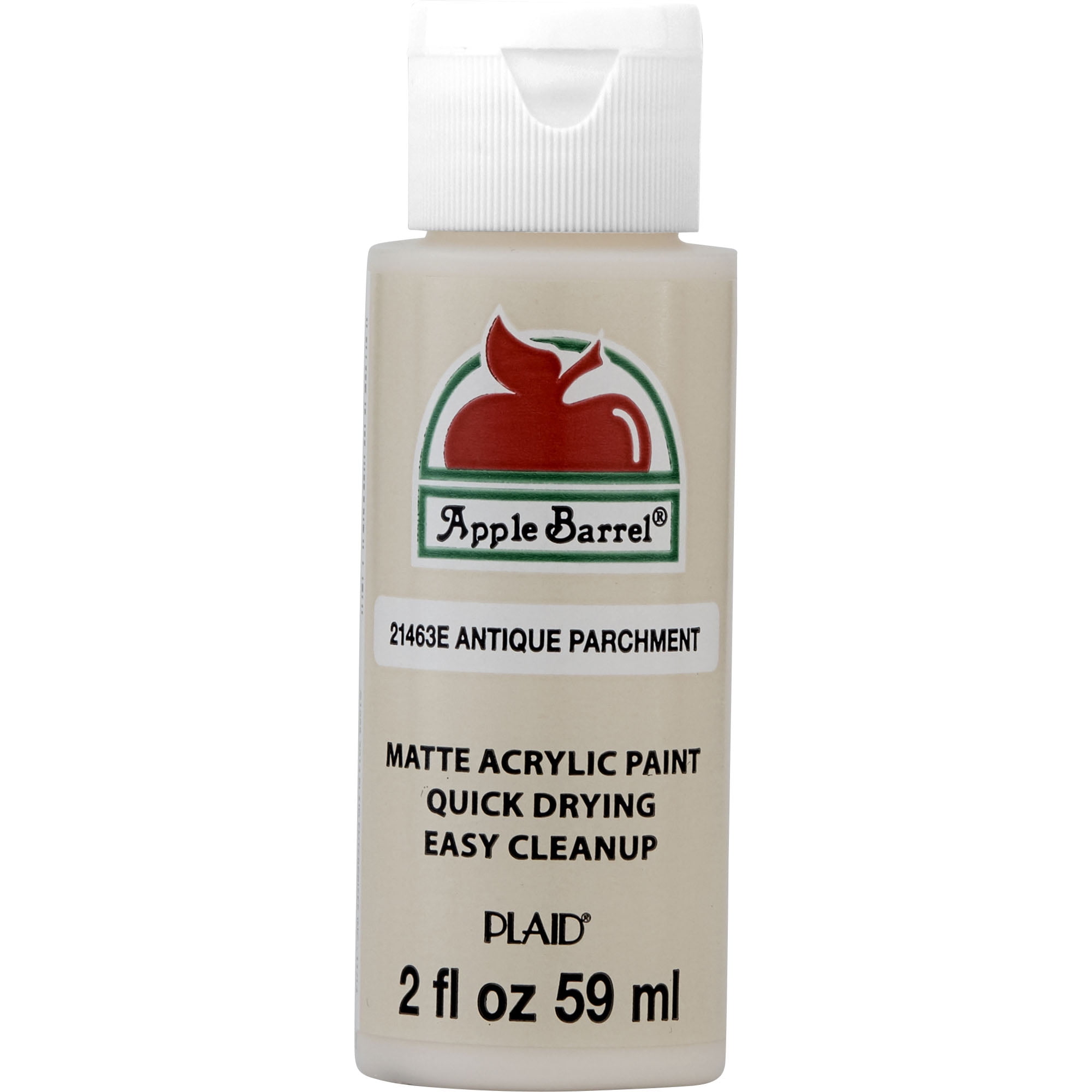 Apple Barrel 21463EX Matte Acrylic Craft Paint, Antique Parchment, 2 fl