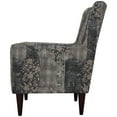 thumbnail image 5 of Fox Hill Trading Emma Armchair, Smoke Patchwork, 5 of 6