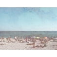 thumbnail image 2 of Goldberger, Jennifer 14x12 White Modern Wood Framed Museum Art Print Titled - Day at the Beach I, 2 of 4