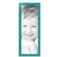 thumbnail image 2 of ArtToFrames 11" x 31" Turquoise Picture Frame, 11x31 inch Blue Wood Poster Frame (WOM-4588), 4 Pack, 2 of 7