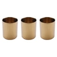 thumbnail image 1 of 3X Gold Flower Vase Pen Holder Desktop Storage Container for House Office - Cylinder, 1 of 8