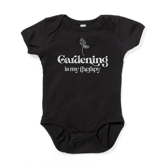 CafePress - Gardening Is My Therapy Body Suit - Cute Infant Bodysuit Baby Romper - Size Newborn - 24 Months