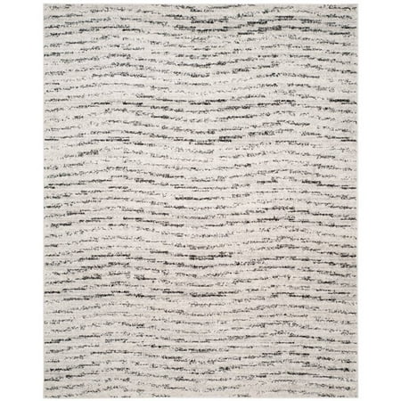 safavieh area adirondack rug ivory silver loomed power linnette ft runner abstract