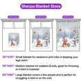 thumbnail image 5 of Hello Winter Poodle Football Snowman Welcome Snowy Morning Cozy Sherpa Blanket Poodles Dog Lover Gifts Idea Warm Soft Throw Blanket - 01012, 5 of 5
