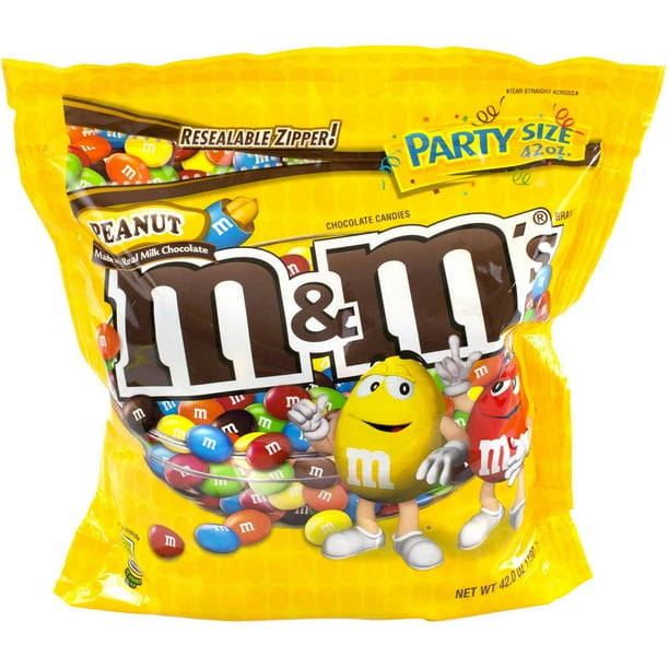 M&M's Brand Peanut Chocolate Candies, 42 oz