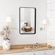 thumbnail image 3 of Espejo de baño Costway 91 x 61,5 cm marco de metal negro, 3 of 5