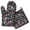 Black Daisy Flower, variant on Black Daisy Flower Colorful Blooms Pattern Kitchen Oven Mitt and Pot Holder Sets 2 Pcs for Baking, Cooking and Grilling, Heat Resistant Up To 392 °F