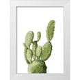 thumbnail image 1 of Shefranov, Olga 18x24 White Modern Wood Framed Museum Art Print Titled - Cactus, 1 of 4