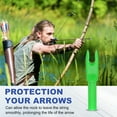 thumbnail image 5 of Uxcell Archery Arrows Nocks, Plastic Insert Arrow Nock Replacement Arrow Tails for Hunting Shooting Compound Recurve Bow Green, 5 of 7