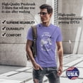 thumbnail image 5 of Greenyef Graphics I Paused My Game to Be Here Gamer Gift Funny Tee Men's T-Shirt Style-43 (Violet & White, Large), 5 of 6