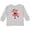 AC-Heather Grey, variant on Ballerina Dance Monkey Girls Long Sleeve Toddler T-Shirt