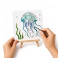 thumbnail image 6 of Yucurem DIY Sea Glass Art Kit, Muti-Theme Sea Glass Craft for Adults, DIY Craft for Beginner (Jellyfish), 6 of 9