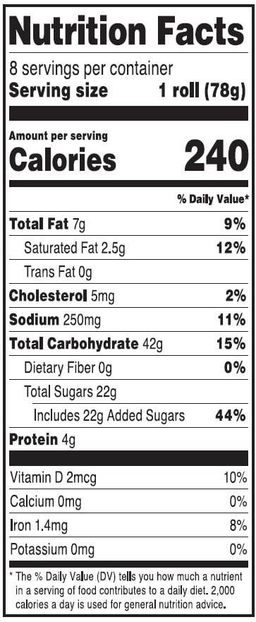 Freshness Guaranteed Cinnamon Rolls, 22 oz, 8 Count