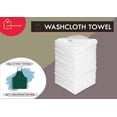 thumbnail image 2 of WASHCLOTHS Towels 11"x11" White 50 Pack, 100% Cotton Rich Fingertip, Cleaning Bar towel, Microfiber Alternate with 1 Free Apron -by COTTON HOMES, 2 of 9
