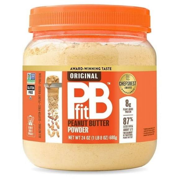 Better Body Foods Non-GMO PB Fit Peanut Butter Powder - 24 oz Pack of 2