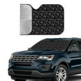 thumbnail image 3 of Kdxio Cute Skull Print Front Windshield Sun Shade,Folding Auto Sunshade for Car Truck SUV-Medium, 3 of 7