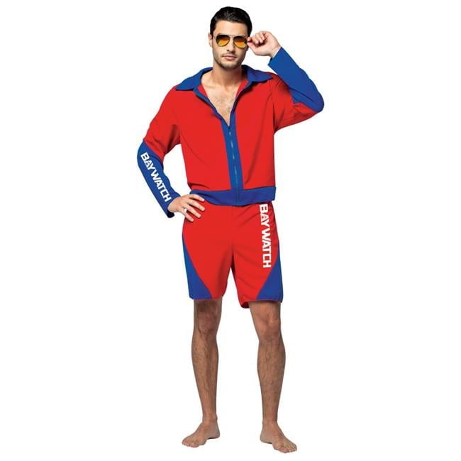 Baywatch Male Lifeguard Suit Adult Halloween Costume Walmart