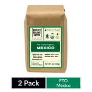 (2 pack) (2 Pack) Boulder Organic Coffee, Mexico Organic & Fair Trade Single Origin Medium Roast Whole Bean Coffee, 12 oz Bag