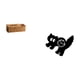 thumbnail image 5 of Estuche para pañuelos de escritorio,Caja de pañuelos faciales de papel retro de madera,Reloj de pared,Reloj de pared decorativo para baño y dormitorio.,Reloj de pared de gato silencioso y, 5 of 8