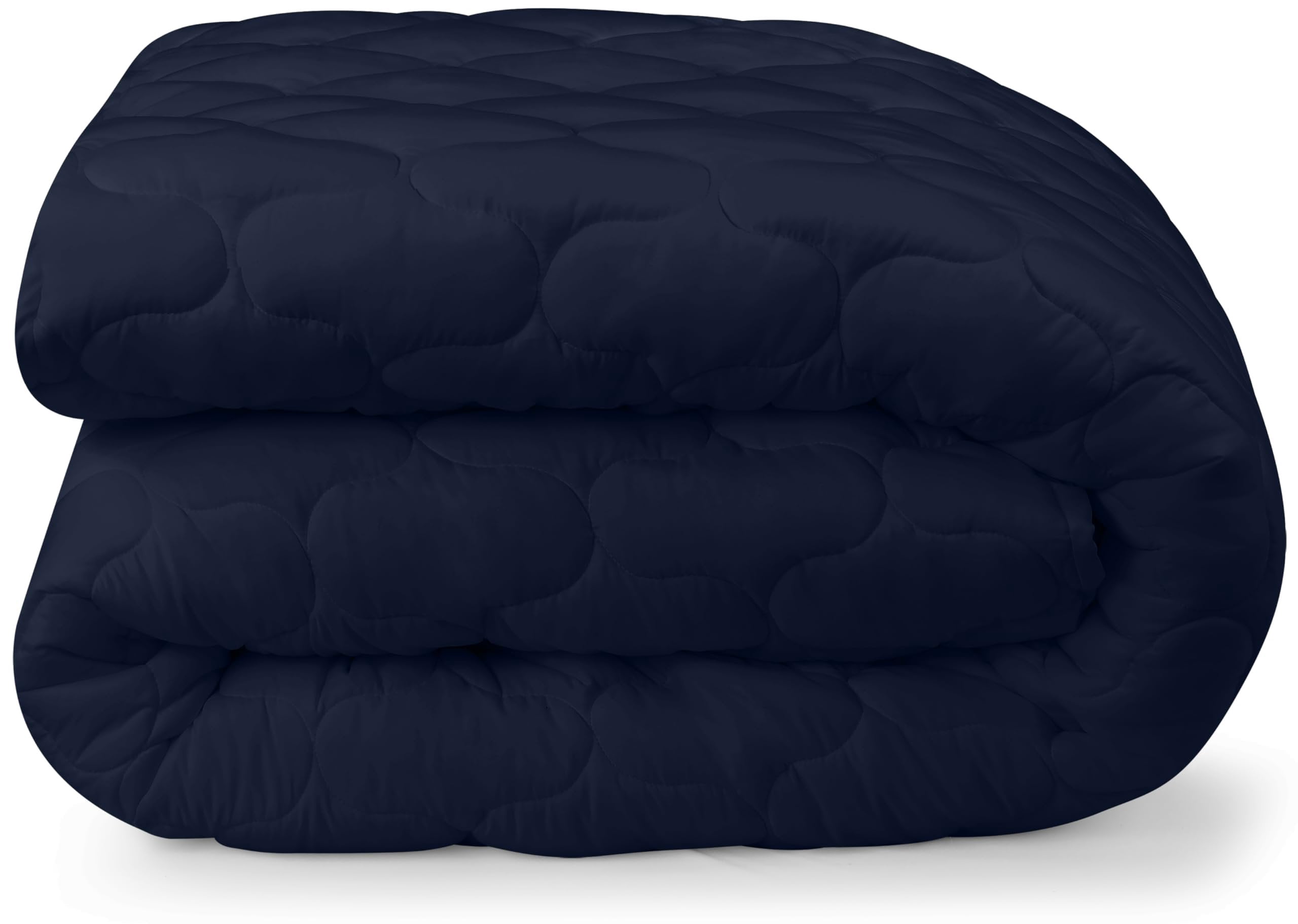 Utopia Bedding Waterproof Mattress Protector, King Mattress Pad, Noiseless Quilted Fitted Cover with Deep Pocket Stretches up to 16 Inches (Navy)