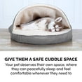 thumbnail image 4 of Cama Ortopédica para Mascotas Furhaven Gris con Manta de Sherpa y Gamuza, Funda Lavable a Máquina, 4 of 12