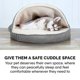 thumbnail image 4 of Cama Ortopédica para Mascotas Furhaven Gris con Manta de Sherpa y Gamuza, Funda Lavable a Máquina, 4 of 12