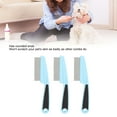 thumbnail image 4 of Flea Comb for Cats and Dogs, Professional Flea Face Comb Stainless Steel Fine Tooth Dog Comb for Grooming, 4 of 7
