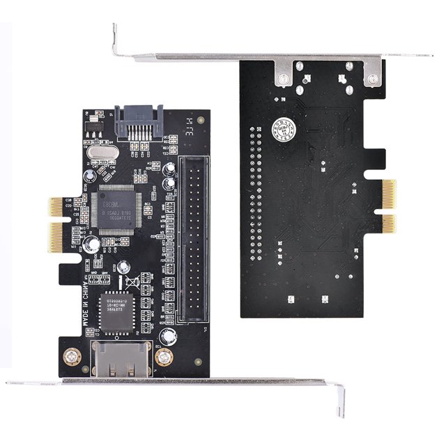 Tarjeta controladora PCI-E a IDE controlador PCI-E IDE compatible con la especificación ATA 66/100/133 hasta 133 MB/S ESATA admite conexión en caliente ANGGREK Otros
