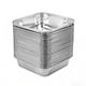 thumbnail image 3 of Bandeja de papel de aluminio Paquete de 30 | Bandejas para hornear desechables para hornear, freír, barbacoa, pizza, resistente a altas temperaturas, a prueba de fugas, 16x16x4cm, plata, fácil, 3 of 7