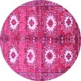 thumbnail image 1 of Ahgly Company Indoor Round Persian Pink Traditional Area Rugs, 8' Round, 1 of 4