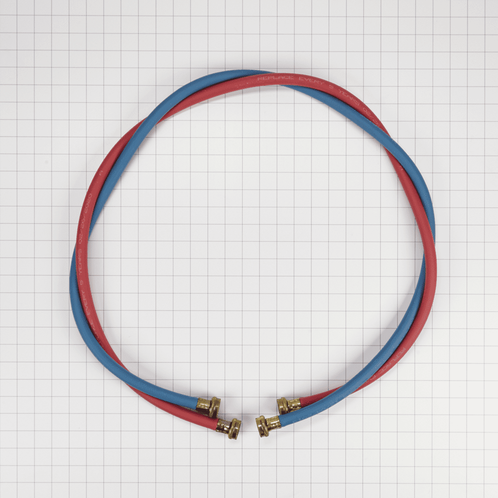 whirlpool 8212545rp 5-foot red and blue washer hos