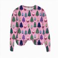thumbnail image 4 of Towmus Cute Long Sleeve Tops Casual Women Sweatshirts Christmas Oversized Pullovers Graphic Print Crew Neck Sweatshirt, 4 of 6