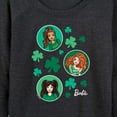 thumbnail image 3 of Barbie - St. Paddys Collage - Women's Lightweight French Terry Long Sleeve Shirt, 3 of 5