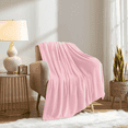 thumbnail image 1 of Cobija, Cobija Suave y Cálida de 50x60 Pulgadas Color Crema para Dormir, Mantas Ligeras Reversibles para Cama y Cobijas Acogedoras para Recámara, Oficina, Viajes, Campamento y Decoración Del Hogar, R, 1 of 7