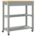 thumbnail image 5 of vidaXL Kitchen Trolley MONZA 84x40x90 cm Solid Wood Pine, 5 of 5