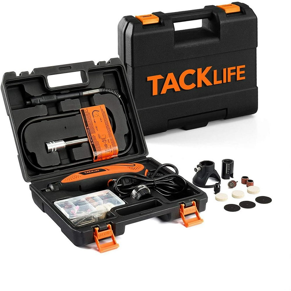 TACKLIFE Rotary Tool Kit With Upgraded MultiPro Keyless Chuck