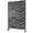 Black, variant on Tcbosik Metal Privacy Screen for Outdoor, Freestanding Patio Decorative Fence Panel, 76"H x 48"W Portable Divider Screen for Outside Deck, Balcony, Garden, White