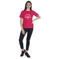 thumbnail image 5 of Inkmeso Crew Neck T-shirt It's Fine I'm Fine Everything's Fine" Letter Printed Inspirational Jersey Top For Women, 5 of 9