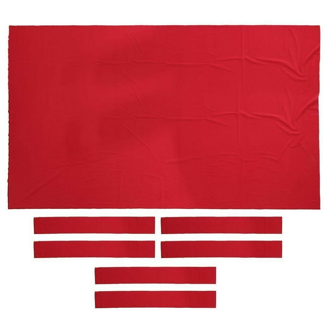 Xingzhi 8ft/7ft Billiard Pool Table Cloth Snooker Felt Cushion Replacement 7ft Red