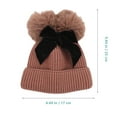 thumbnail image 4 of Shisuyan 1Pcs Kid Cap Brown Wool Winter Fashion Heat Preservation for Boys, 4 of 9