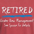 thumbnail image 3 of CafePress - Chalkboard Retired Under New Management T Shirt - Mens Comfort Colors Shirt, 3 of 5