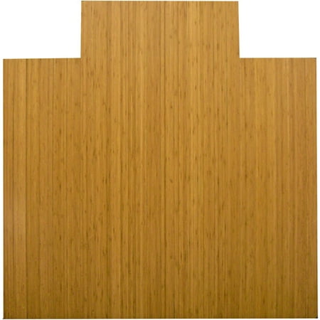 Anji Mountain Bamboo Chairmat 55" x 57" with Lip, Natural