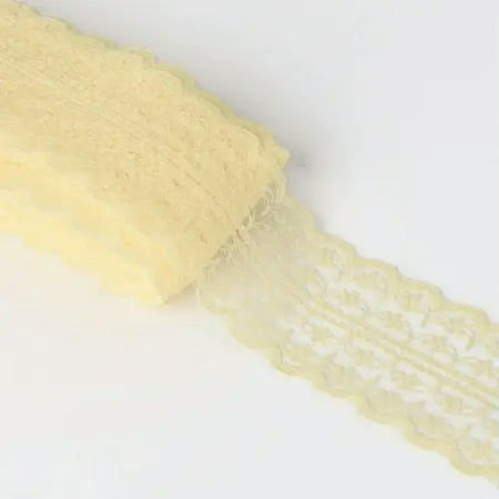 U8MO 10 Yards 45mm Sewing Embroidered Fabric Bilateral Lace Ribbon Trim lot DIY-Apricot-10 yard U8MO 10 Yards 45mm Sewing Embroidered Fabric Bilateral Lace Ribbon Trim lot DIY-Apricot-10 yard