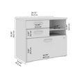 thumbnail image 2 of Studio C Office Storage Cabinet with Drawers in Natural Elm - Engineered Wood, 2 of 10