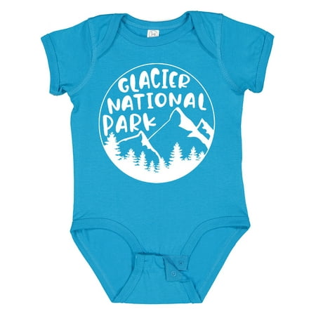 

Inktastic Glacier National Park Montana Mountains Gift Baby Boy or Baby Girl Bodysuit