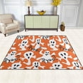 thumbnail image 3 of Coolnut Halloween Holiday Pattern Lightweight Carpet Mats, 6'8" x 4'10" Area Soft Rugs Floor Mat Rug Home Decoration for Kids Room Living Room, 80"x 58", 3 of 6
