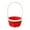 Red, variant on Mini Easter Baskets for Crafting and Decorating Mini Rattan Picnic Baskets Children'S Easter Baskets Empty Plastic Easter Baskets for Easter Egg Hunts
