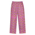 thumbnail image 2 of FORMRS Kids Pajama Pants with Pockets Size 6-8Y Boys Lounge Sleep Bottoms, Pink Doughnuts, 2 of 8